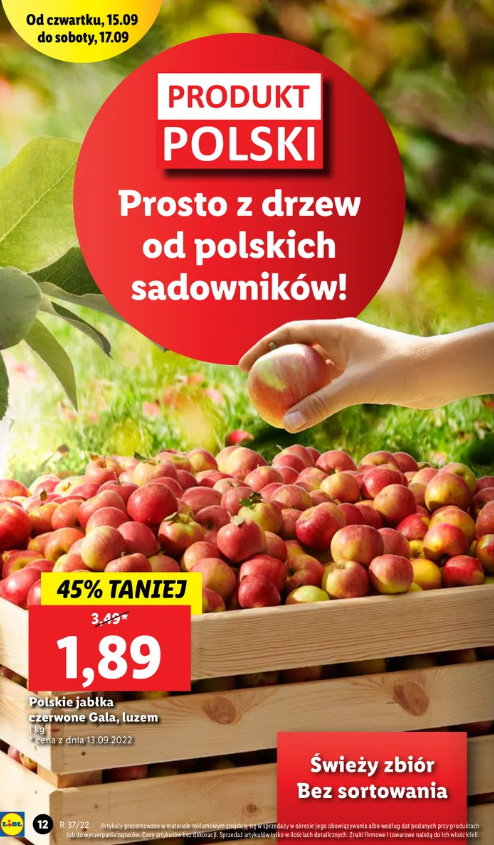 Prosto z drzew od polsich sadowników