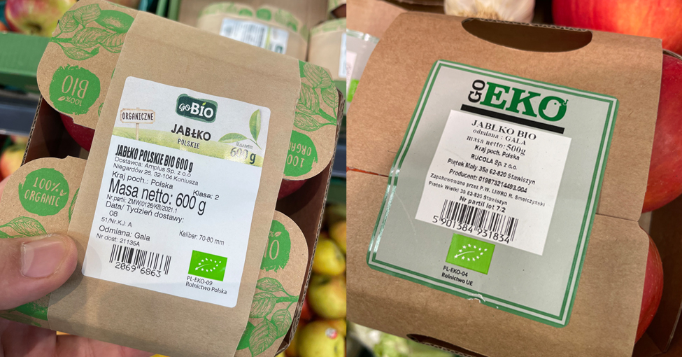 Ceny jabłek ekologicznych - jabłek bio w sklepach