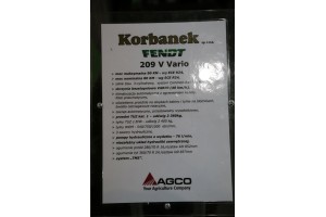 Ciągnik sadowniczy - Fendt 209 V Vario