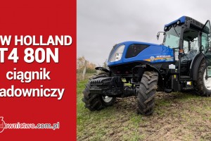  Ciągnik sadowniczy New Holland T4 80N - FILM nr 2