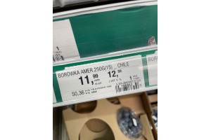  Ceny truskawki w Borówki Amerykańskiej (pochodzenie Chile) - 27.02.2021