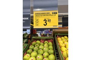  Ceny jabłek - Golden Delicious