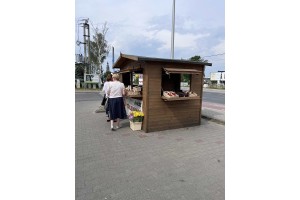  Cena truskawek przed jednym z supermarketów [06.06.2022]