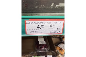  Jagoda kamczacka - cena 4,99 zł netto (VAT 0%) 