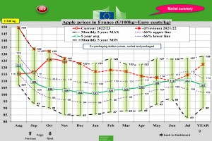  Ceny jabłek we Francji- listopad 2022