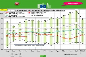  Ceny jabłek w Niemczech - listopad 2022