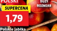 Nieidealne - „za duże” jabłka w Lidlu za 1,79 zł/kg