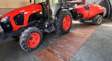 Kubota M5 Narrow z nowym opryskiwaczem Kubota XTA