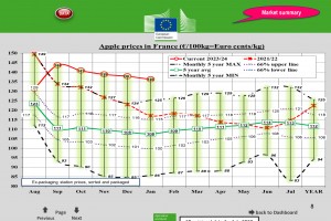  Ceny jabłek we Francji - styczeń 2024 