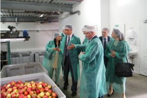 Wizyta Ambasadora ChRL w Unii Owocowej