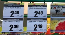 Ceny jabłek w kraju oraz UE