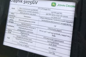 John Deere 5075GV
