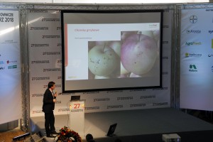 Marcin Piesiewicz przedstawił wykład nt: Jak przechowują się jabłka? 