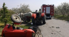 Śmiertelny wypadek w powiecie rawskim – zginą kierowca ciągnika