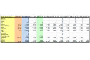  WAPA: Stan zapasów jabłek w Polsce - lipiec 2019 r.