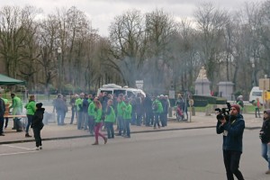  Manifestacja w Brukseli odnośnie budżetu na WPR po 2020
