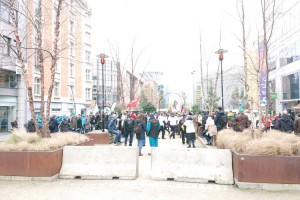 Manifestacja w Brukseli odnośnie budżetu na WPR po 2020