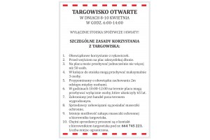  Regulamin targowiska