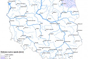  Rozkład dobowej sumy opadów 